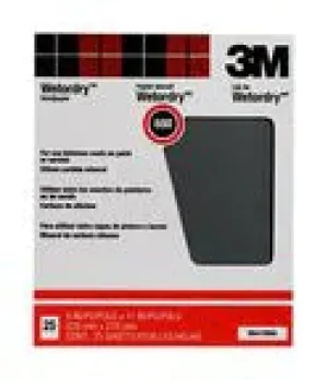 3M™ Pro-Pak™ Wetordry™ Sanding Sheets 88600NA, 9 in x 11 in, 180C grit, 25 sht pk