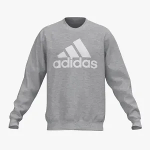 adidas Mens Adicolor Trefoil Crew Neck Sweater Lt Grey Heather