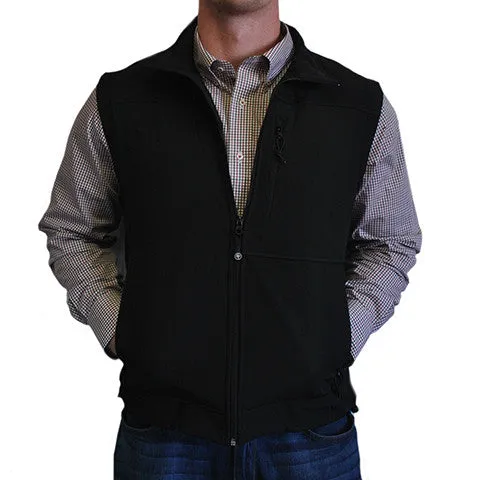 Alabama Soft Shell Vest Black with Black Trim