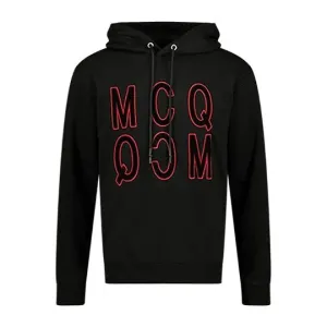 ALEXANDER MCQUEEN VELVET BLACK HOODIE