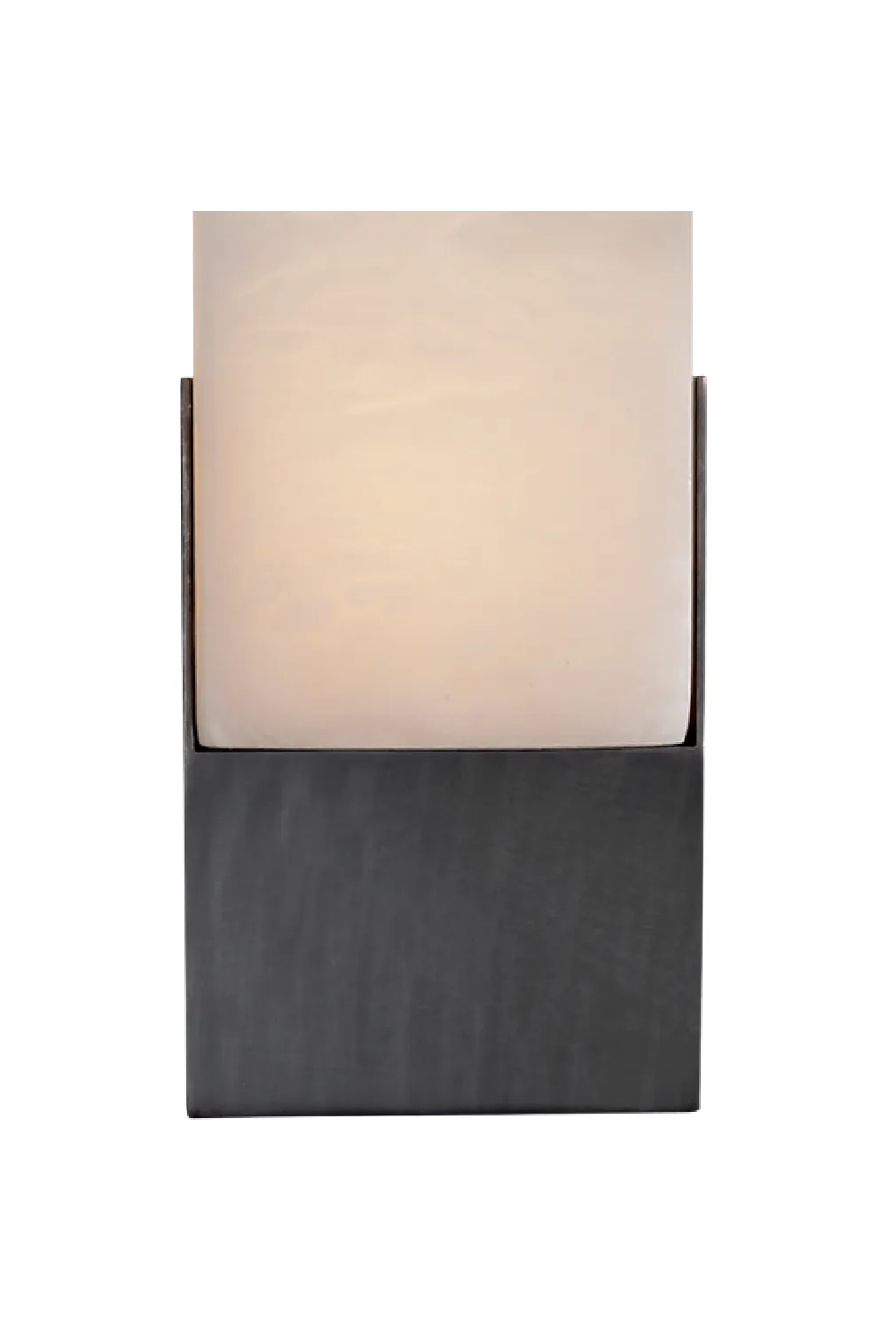 Antique Brass Frosted Glass Wall Light | Andrew Martin Covet