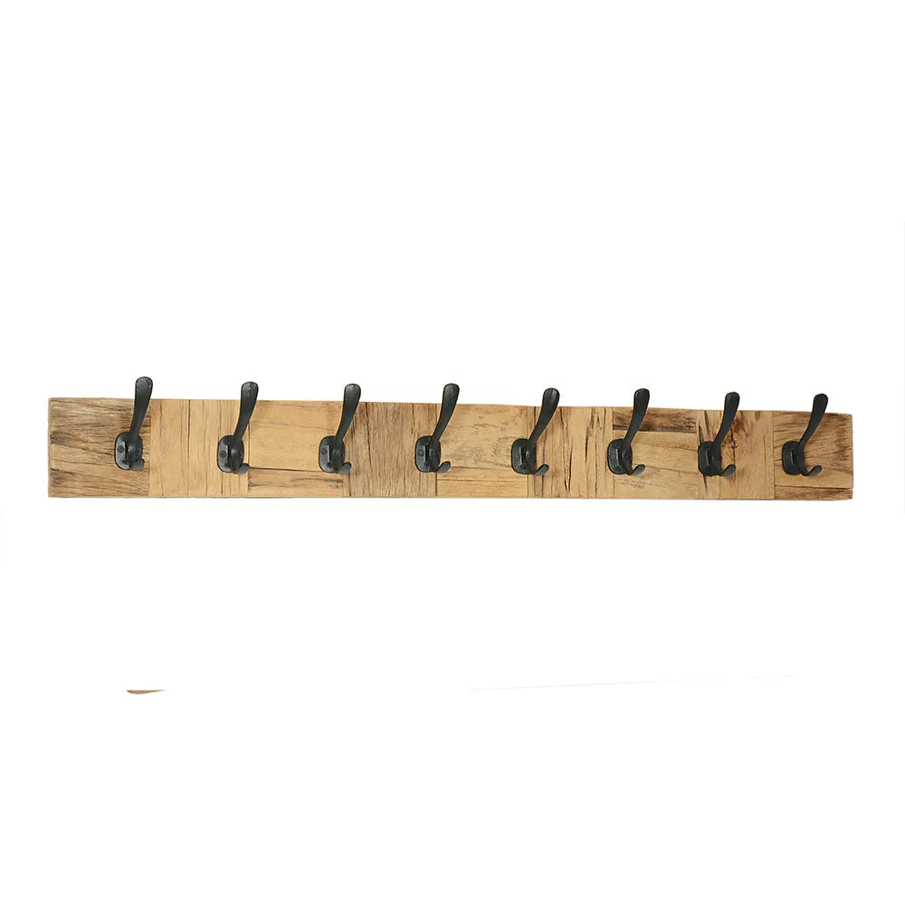 Ara 90cm Wood and Metal Wall Hook