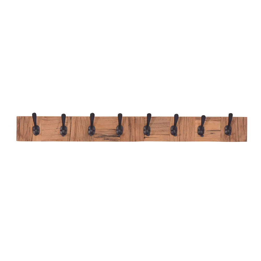 Ara 90cm Wood and Metal Wall Hook