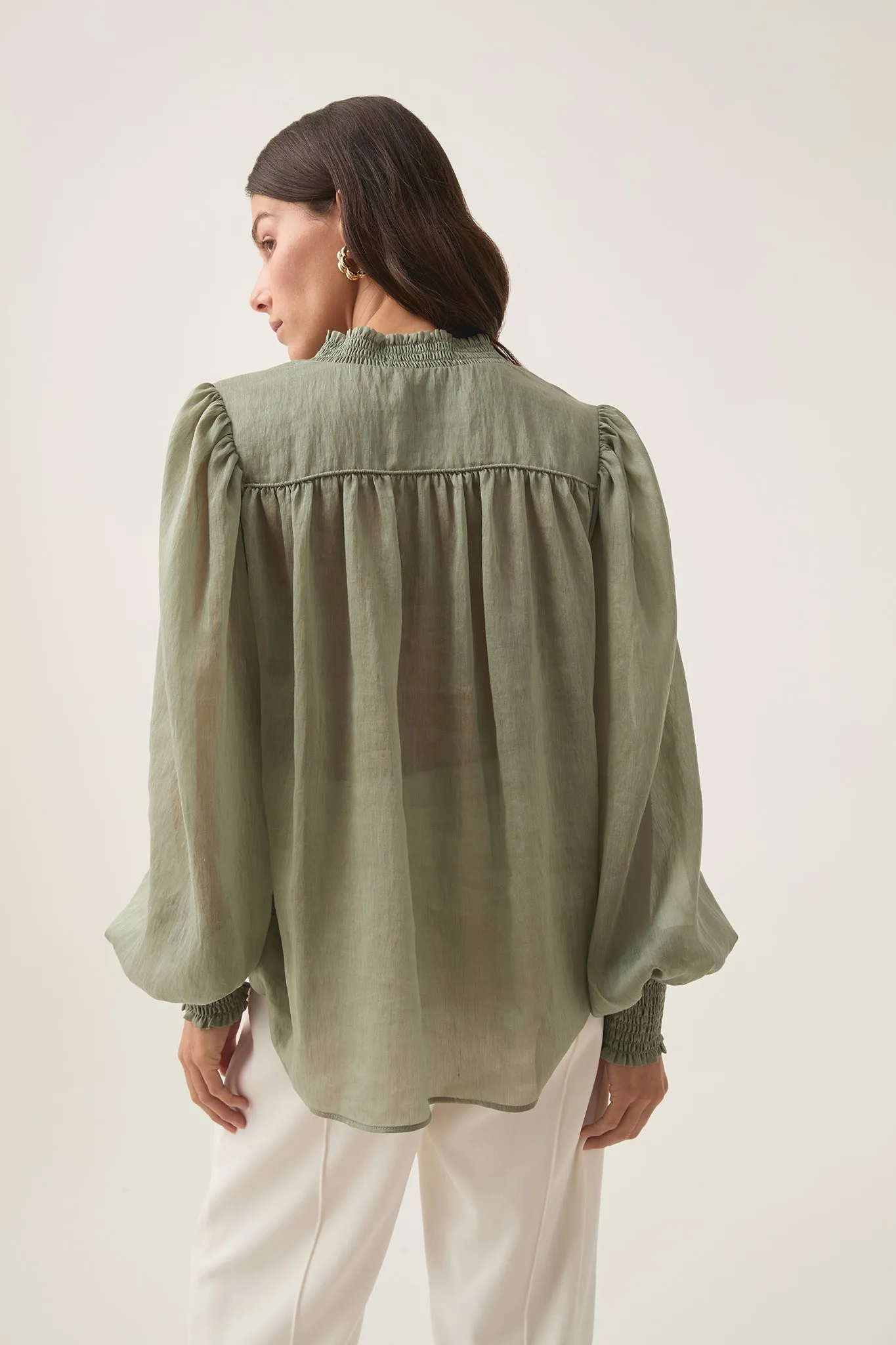 Athena Smocked Blouse