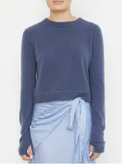 Cashmere All Thumbs Sweater in Nightfall