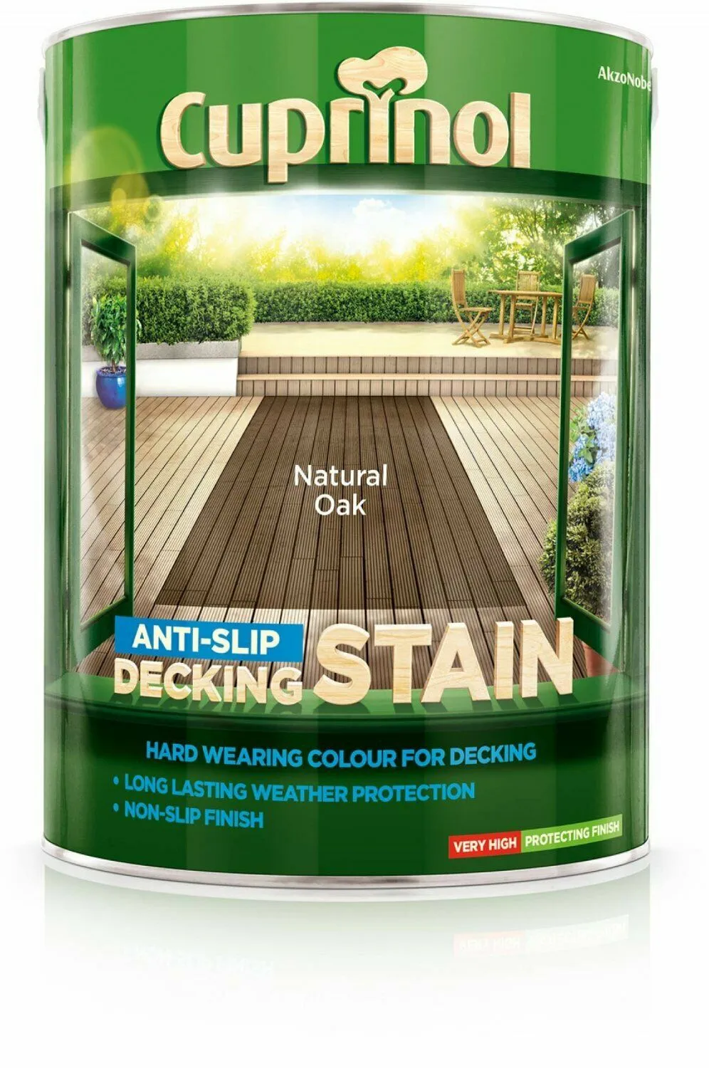 Cuprinol Anti Slip Decking Stain - Natural Oak 5L