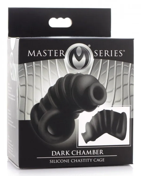 Dark Chamber Silicone Chastity Cage