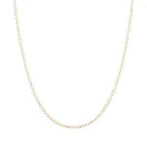 Delicate Rolo Chain - 14k Yellow Gold