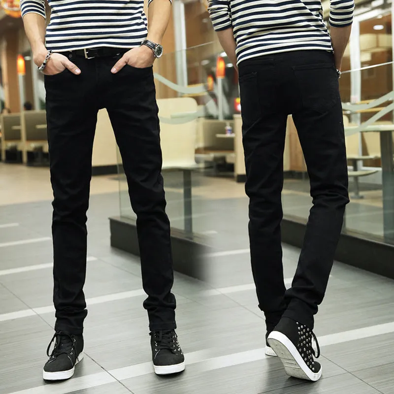 Denim Pants Slim Fit Look Young Trendy Stretchable Pants