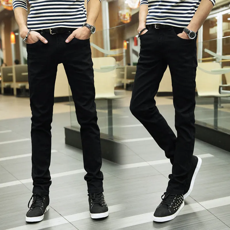 Denim Pants Slim Fit Look Young Trendy Stretchable Pants