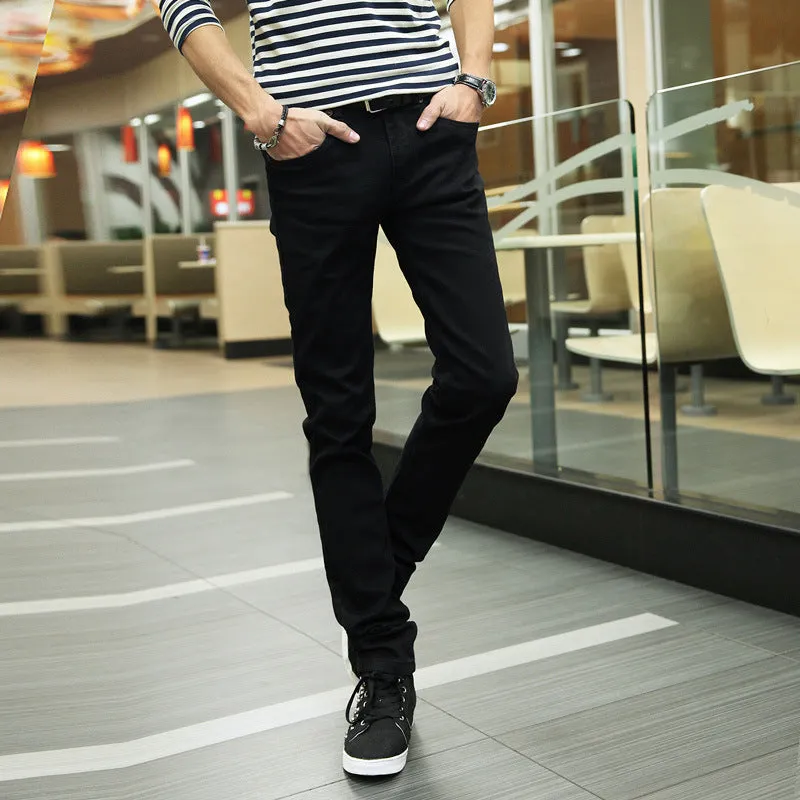 Denim Pants Slim Fit Look Young Trendy Stretchable Pants