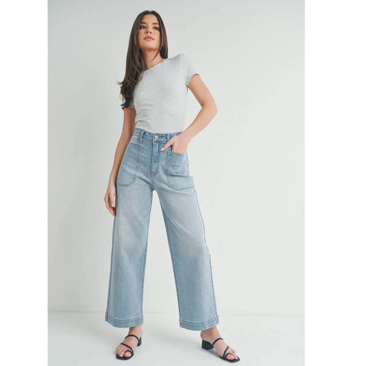 Denim Utility Pants