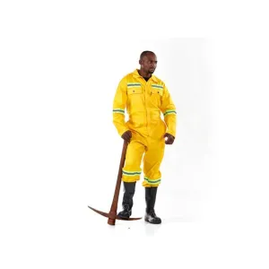 DROMEX J54 SABS ANGLO BOILER SUIT COLOUR-YELLOW SIZE 50