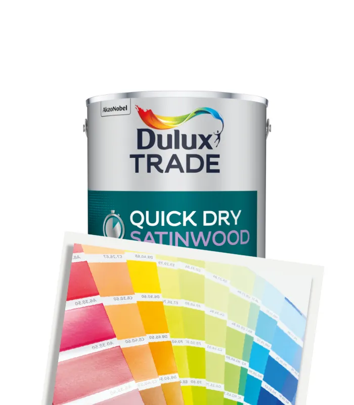 Dulux Trade Quick Dry Satinwood - Tinted Colour Match