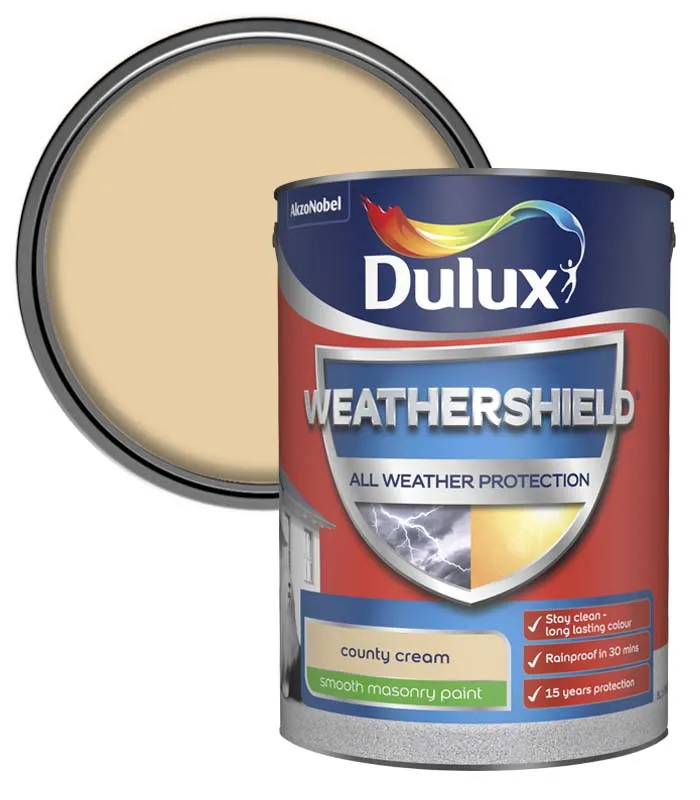 Dulux Weathershield Smooth Masonry Paint