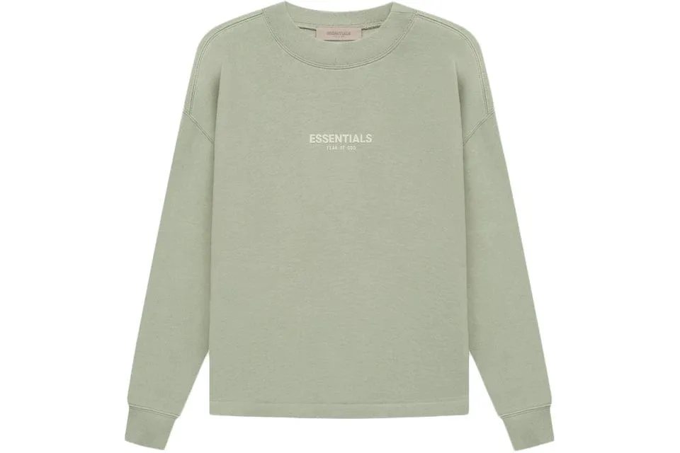 ESSENTIALS FOG RELAXED CREWNECK SEAFOAM