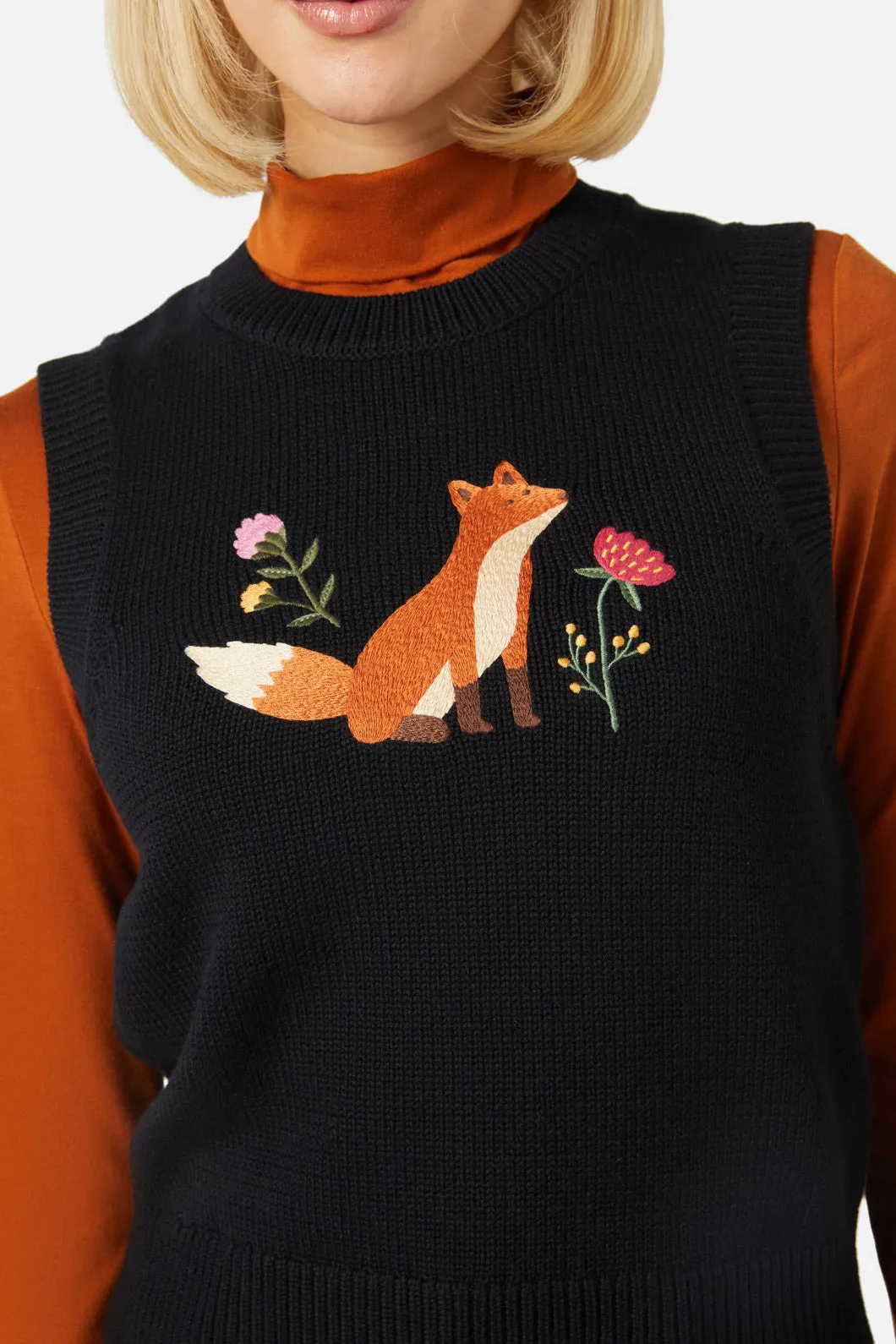 Fox Knit Vest