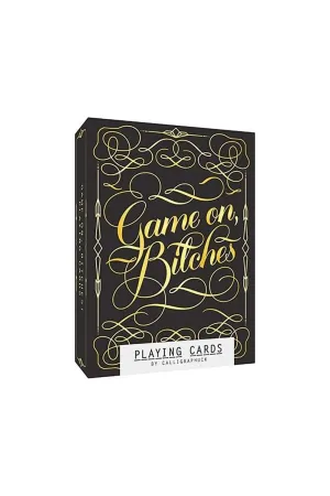 GAME ON BITCHES PLAYING CARDS