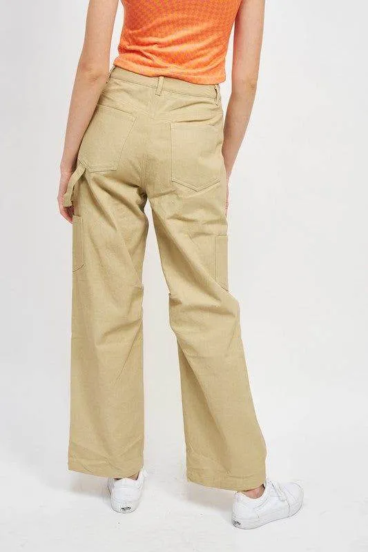 High Rise Fit Cargo Pants