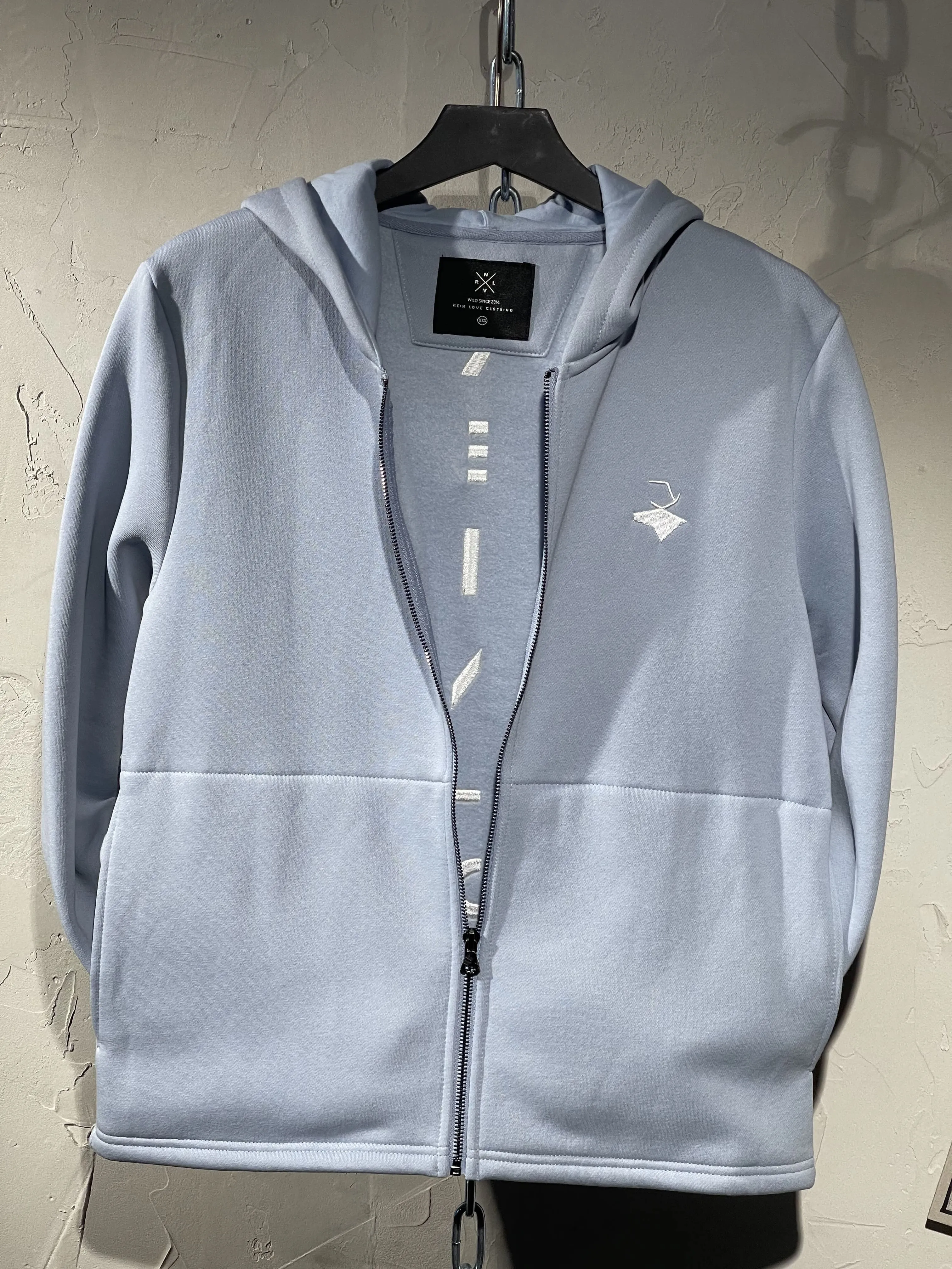 ICON SKY BLUE ZIP-HOODIE