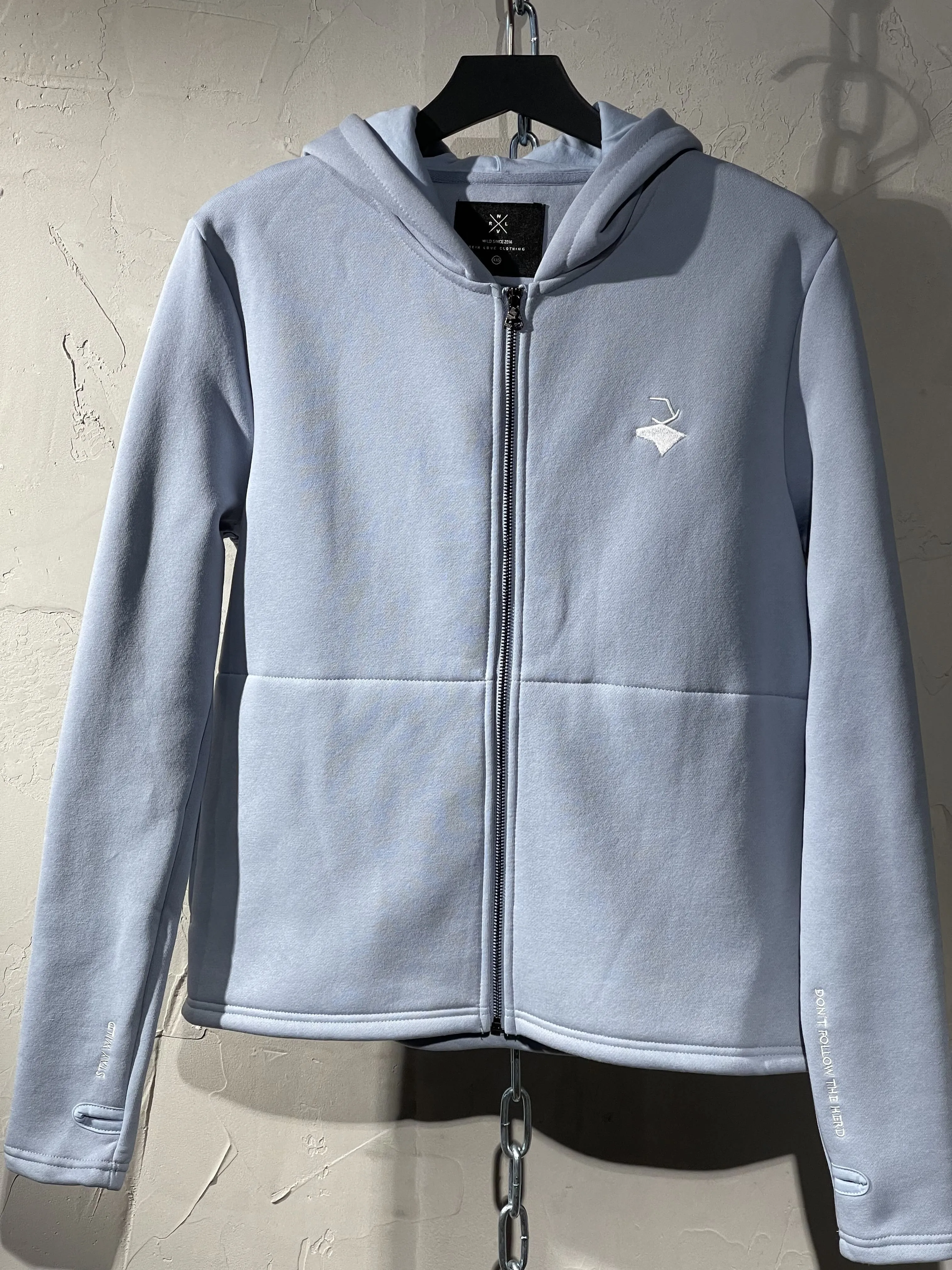 ICON SKY BLUE ZIP-HOODIE