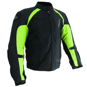 Joe Rocket Egomaniac Mens Textile Jacket Black/Hi-Viz