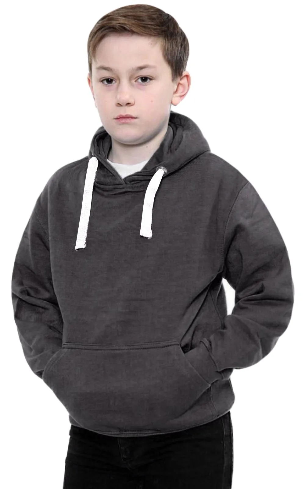 Kids Pullover Pocket Detail Hoodie