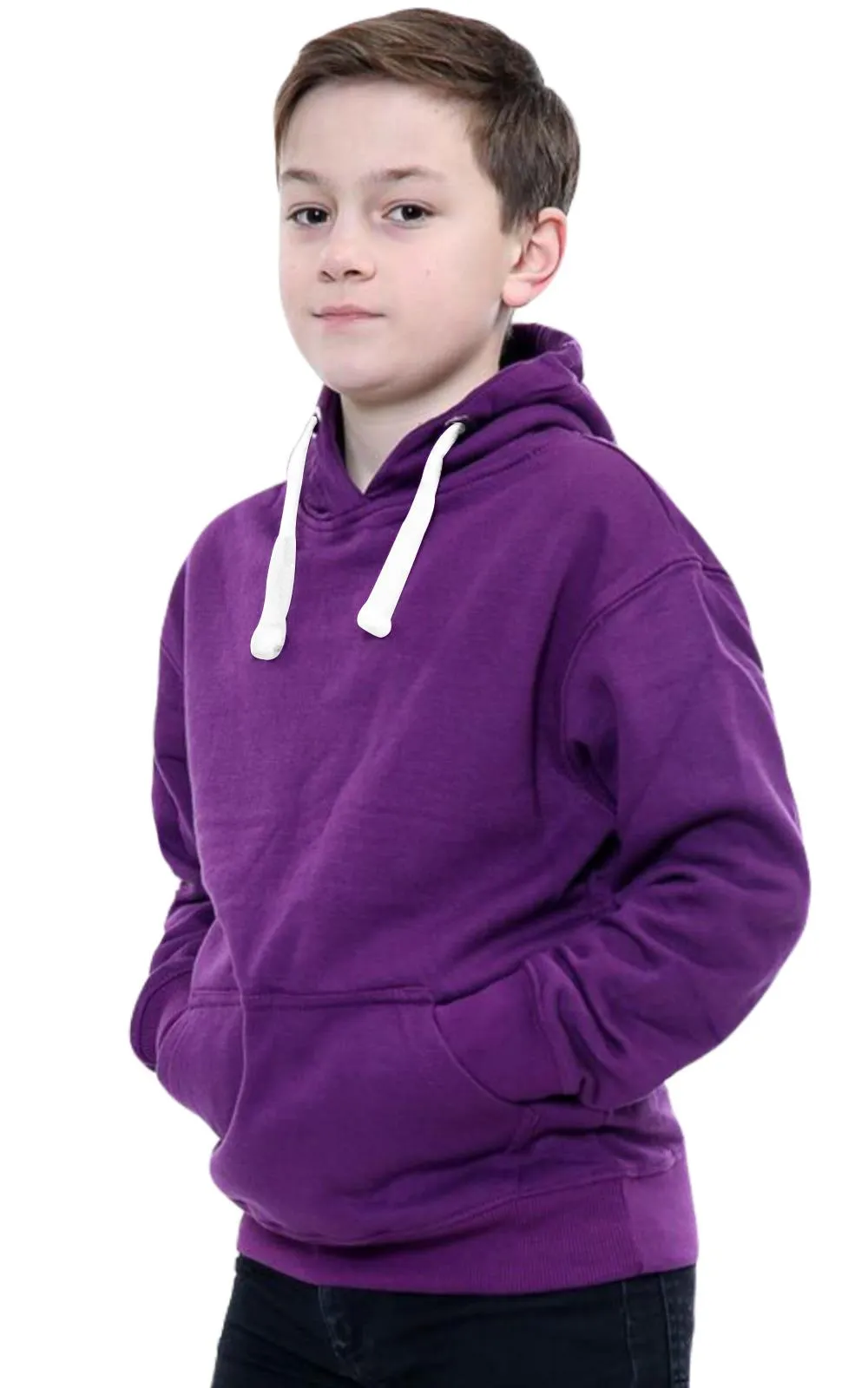 Kids Pullover Pocket Detail Hoodie