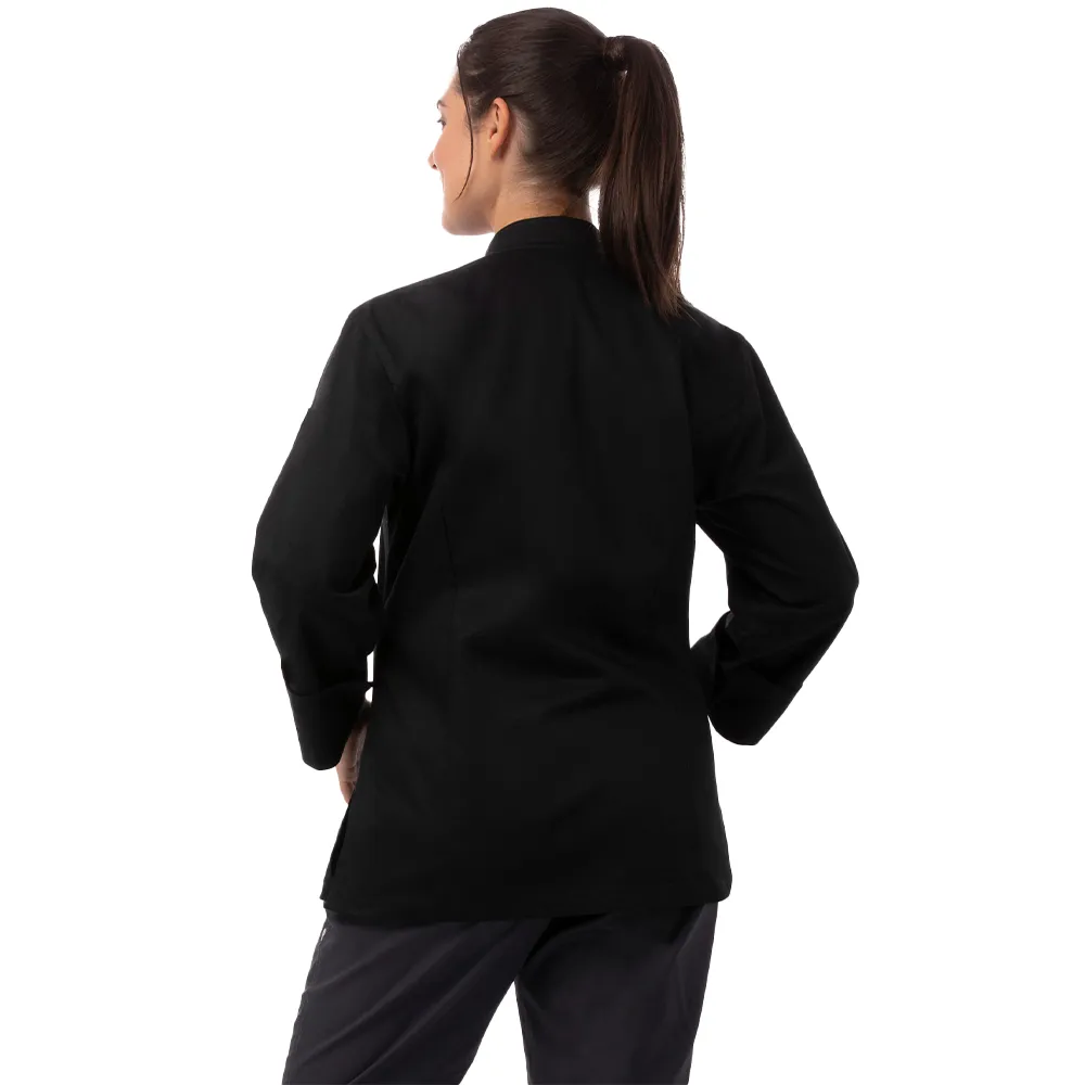 LE WOMEN CHEF COAT - Black