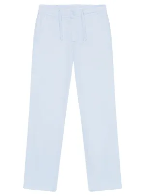 Light Blue Tencel Long Chino Pants (2-7)