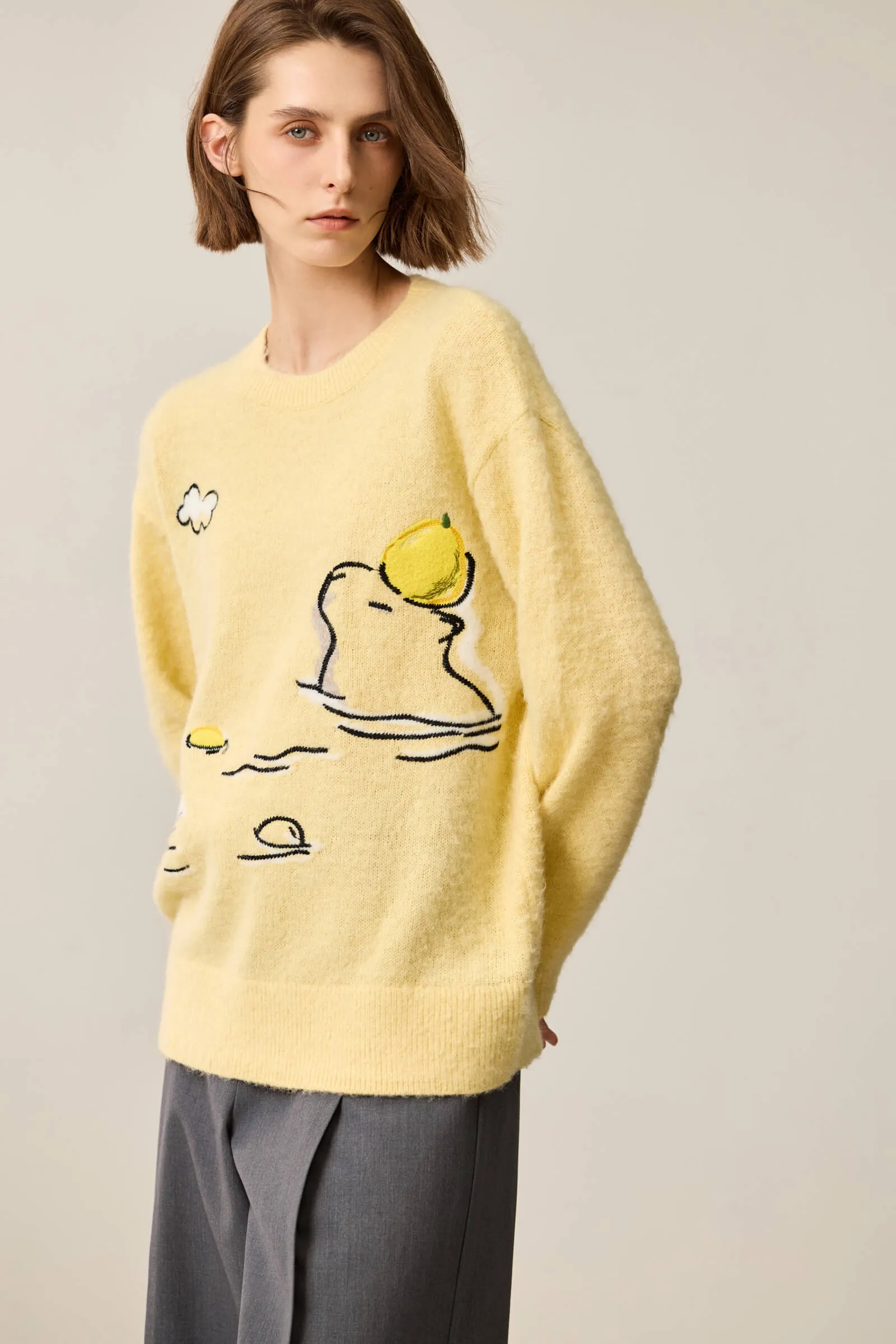 LILY Fun Capybara Series Sweater