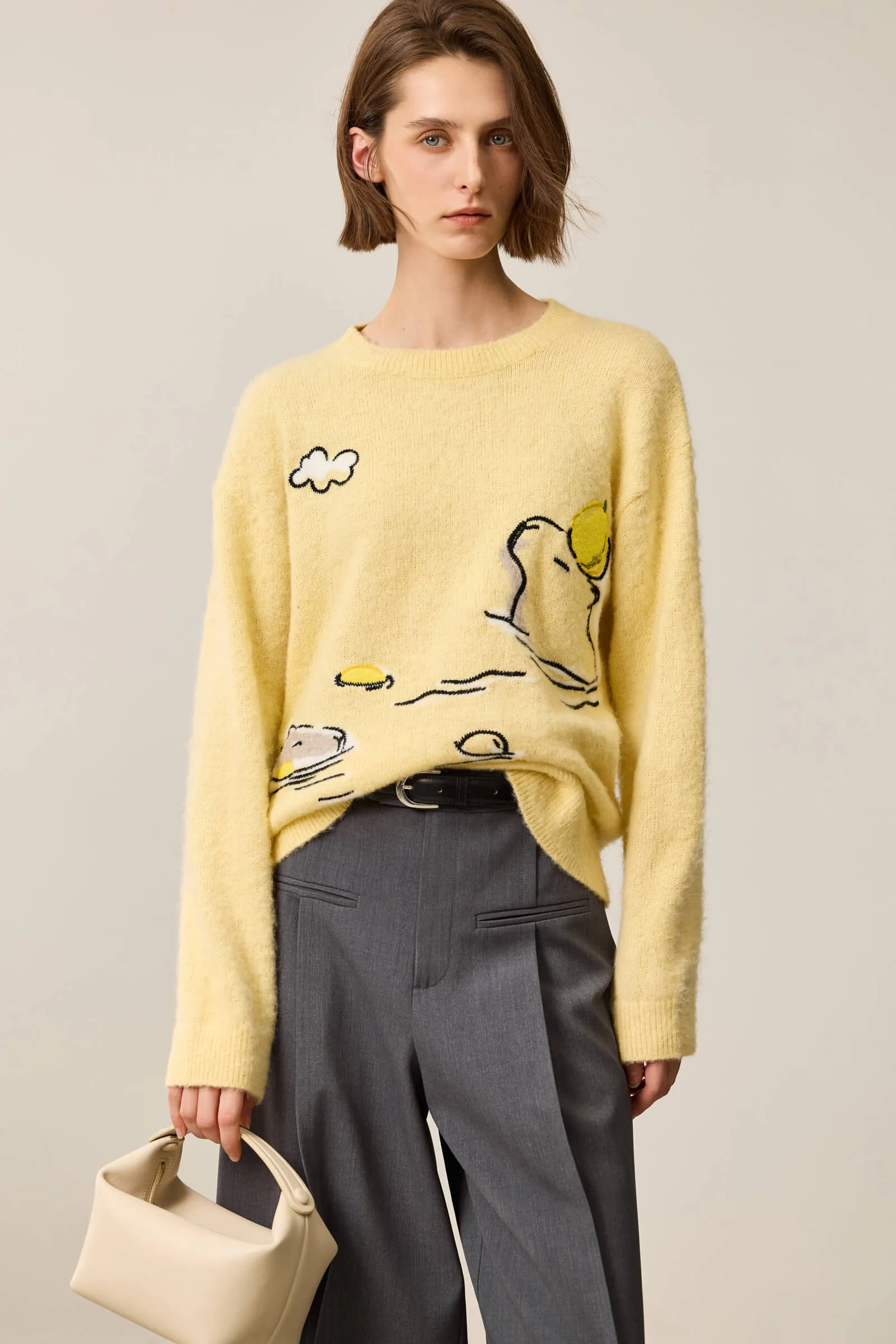 LILY Fun Capybara Series Sweater