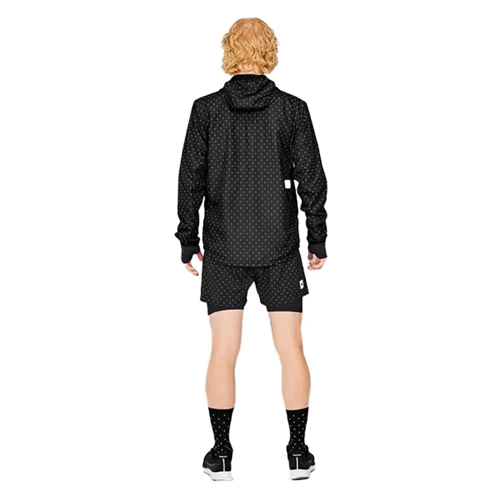 Men's Reflective Polka Blaze Jacket - Black