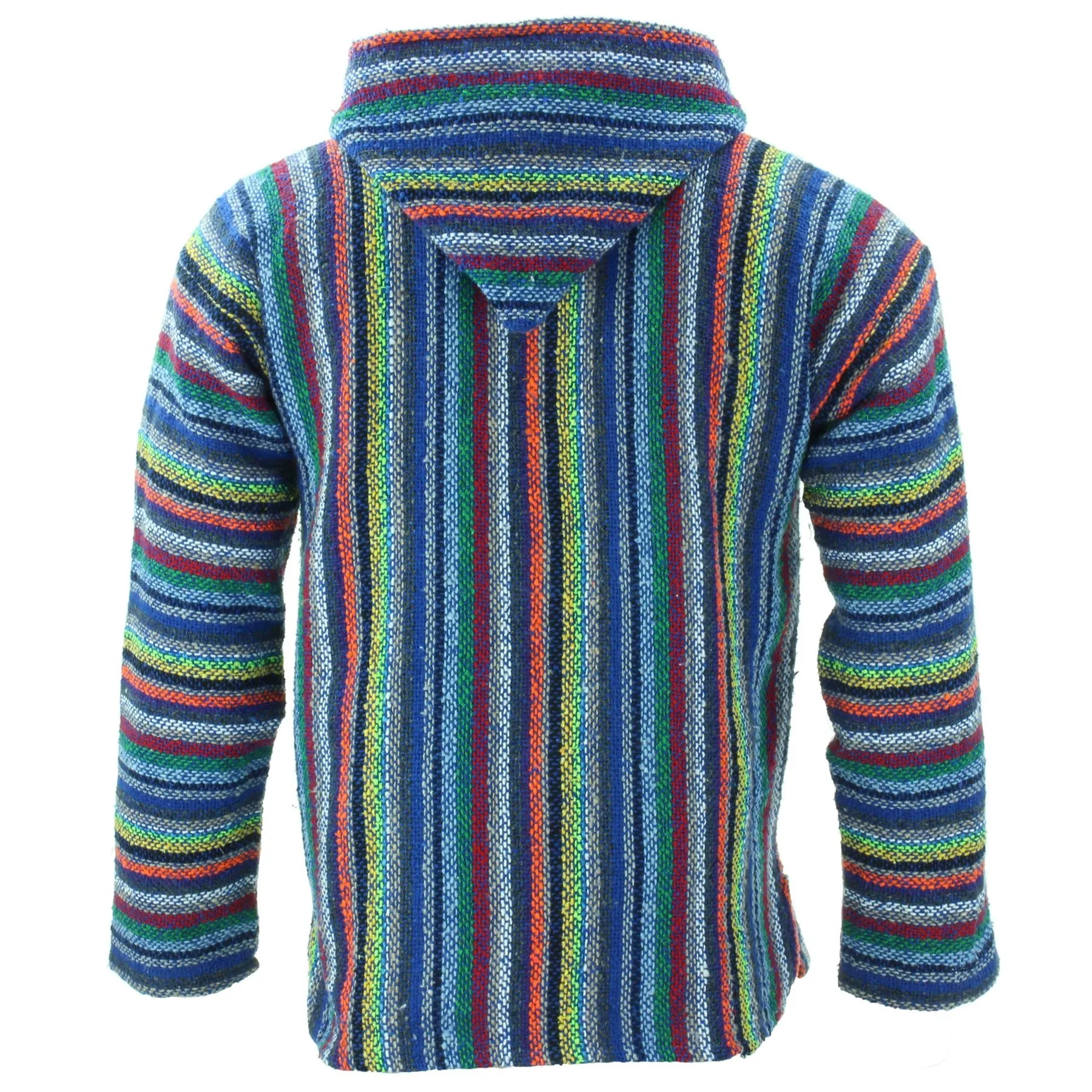 Mexican Baja Jerga Hoody - Electric Stripe