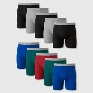 New - Hanes Red Label Men's Super Value Boxer Briefs 10pk - Assorted Colors S