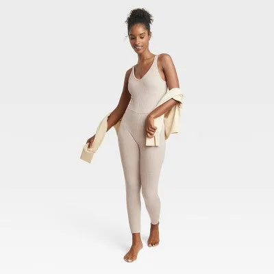 New - Women's Textured Seamless Bodysuit - JoyLab