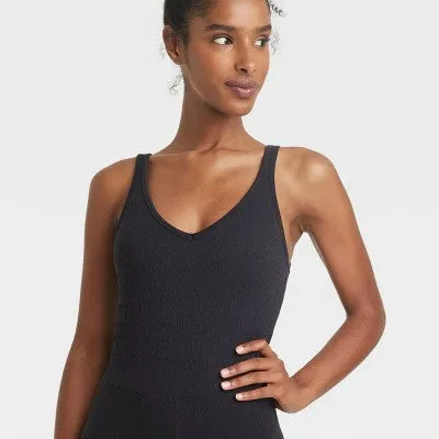 New - Women's Textured Seamless Bodysuit - JoyLab