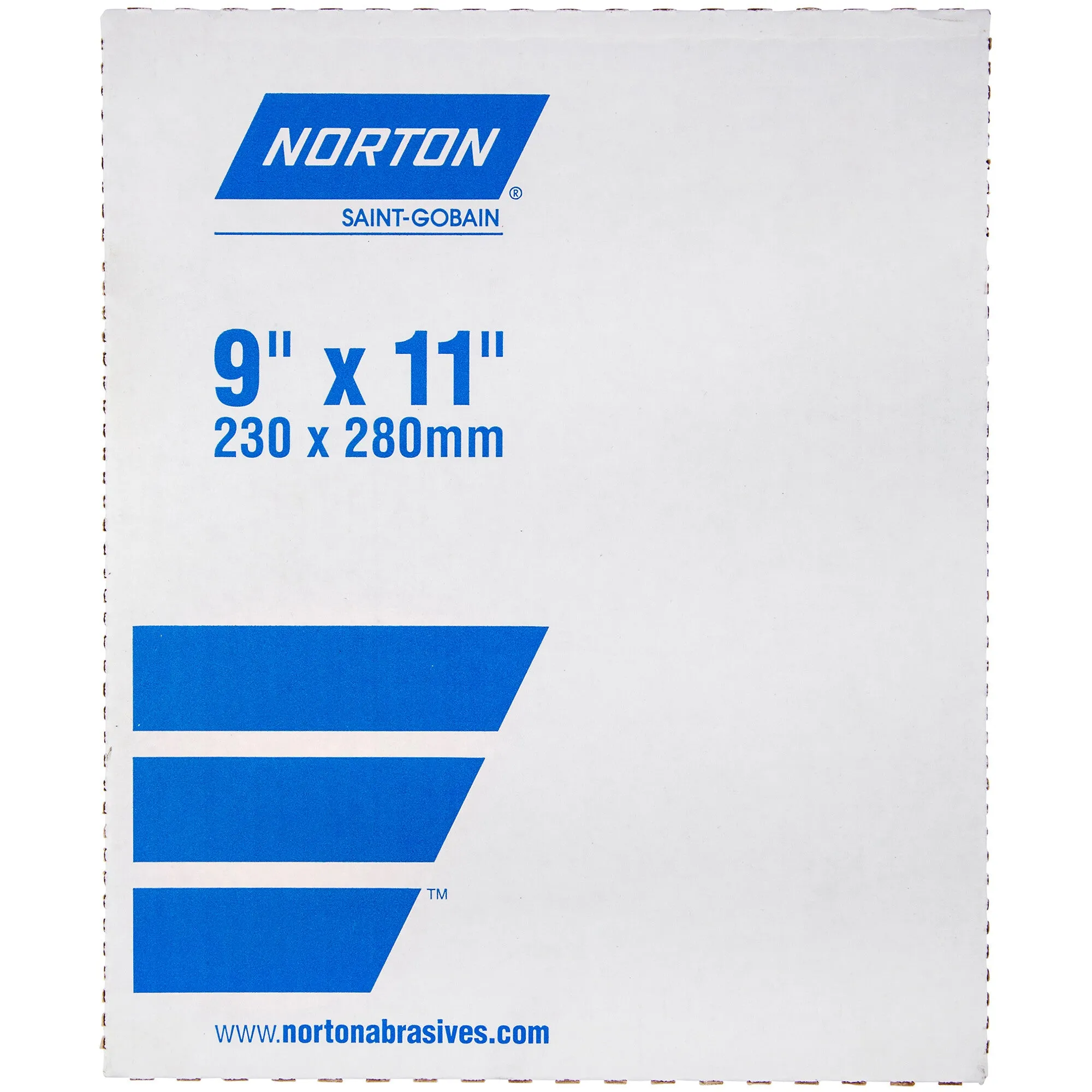 Norton 9 x 11 In. Durite Paper Sheet P180 Grit A475 SC 100 Count