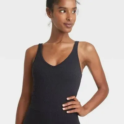 Open Box - Women's Textured Seamless Bodysuit - JoyLab