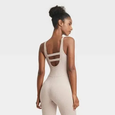 Open Box - Women's Textured Seamless Bodysuit - JoyLab