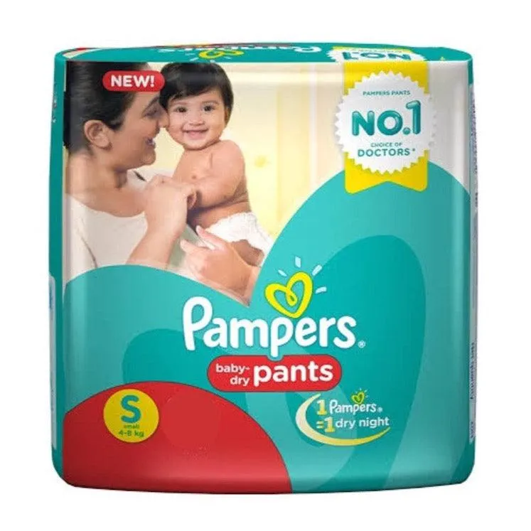 Pampers Baby Dry Pants - Small 4-8 kg