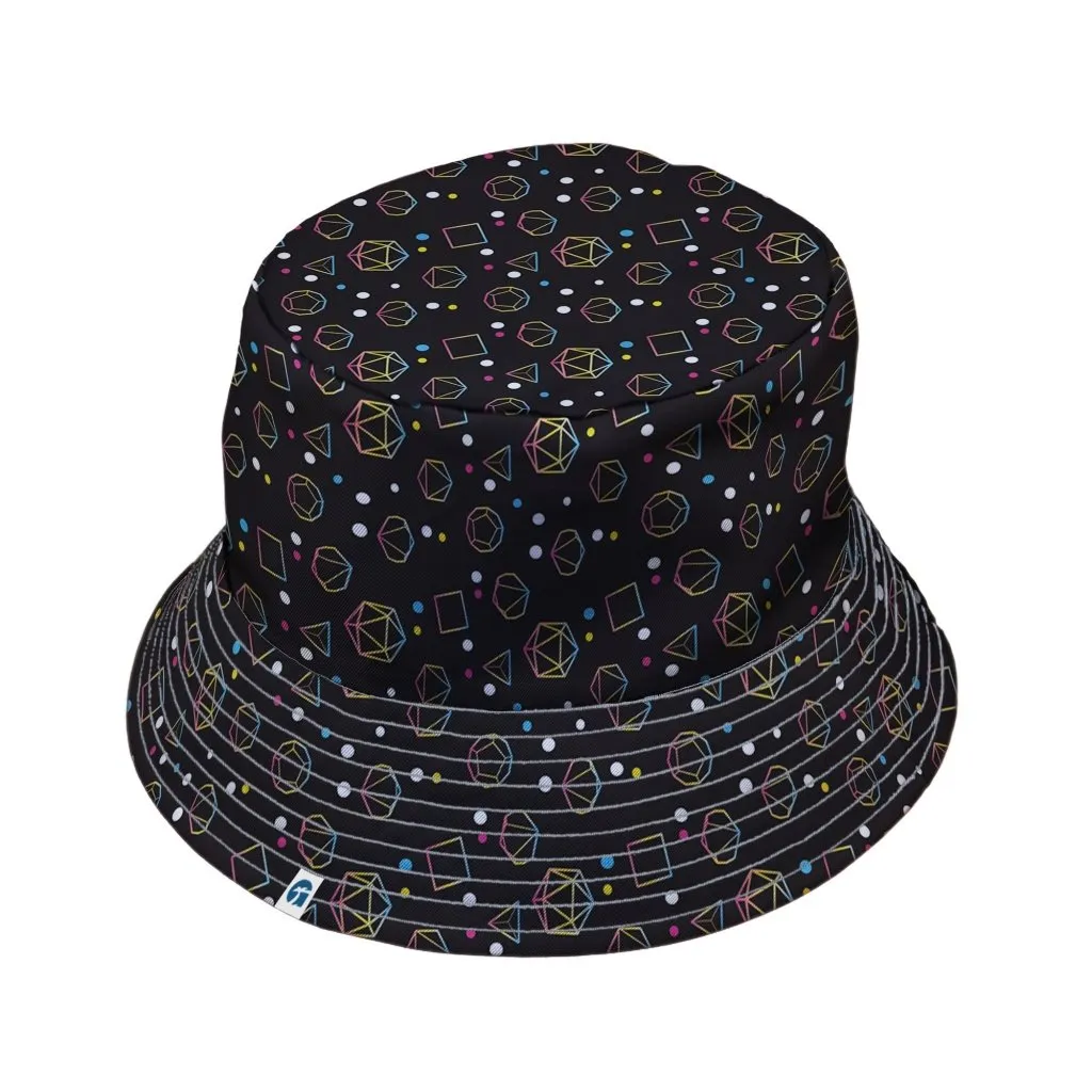 Pansexual Pride Flag DND Dice Bucket Hat