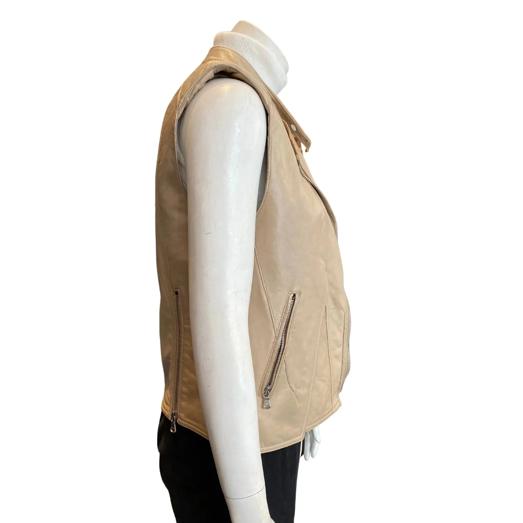 PHILLIP LIM Leather Vest | Small - US 2