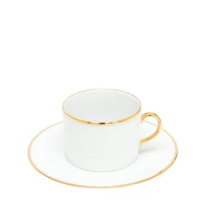 PREMIUM GOLD  TEA CUP AND SAUCER 23CL