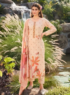 Pure Lawn Cotton Unstitched Suit Dress Material for women