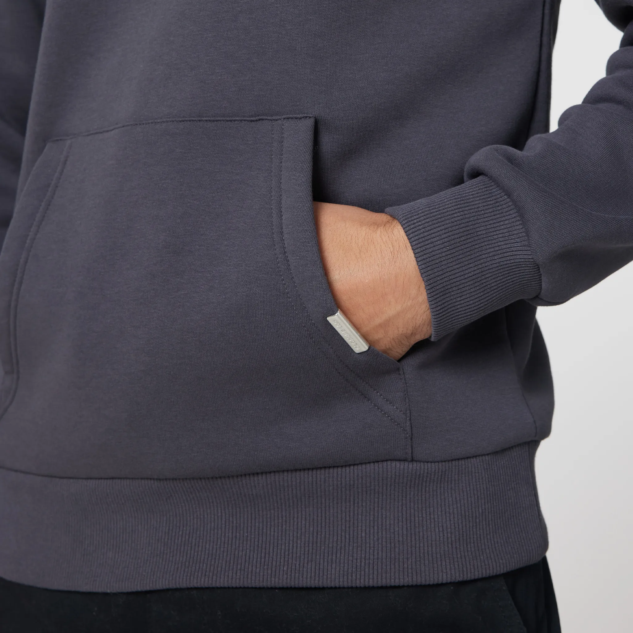 Relaxed Fit Hoodie | Dark Grey