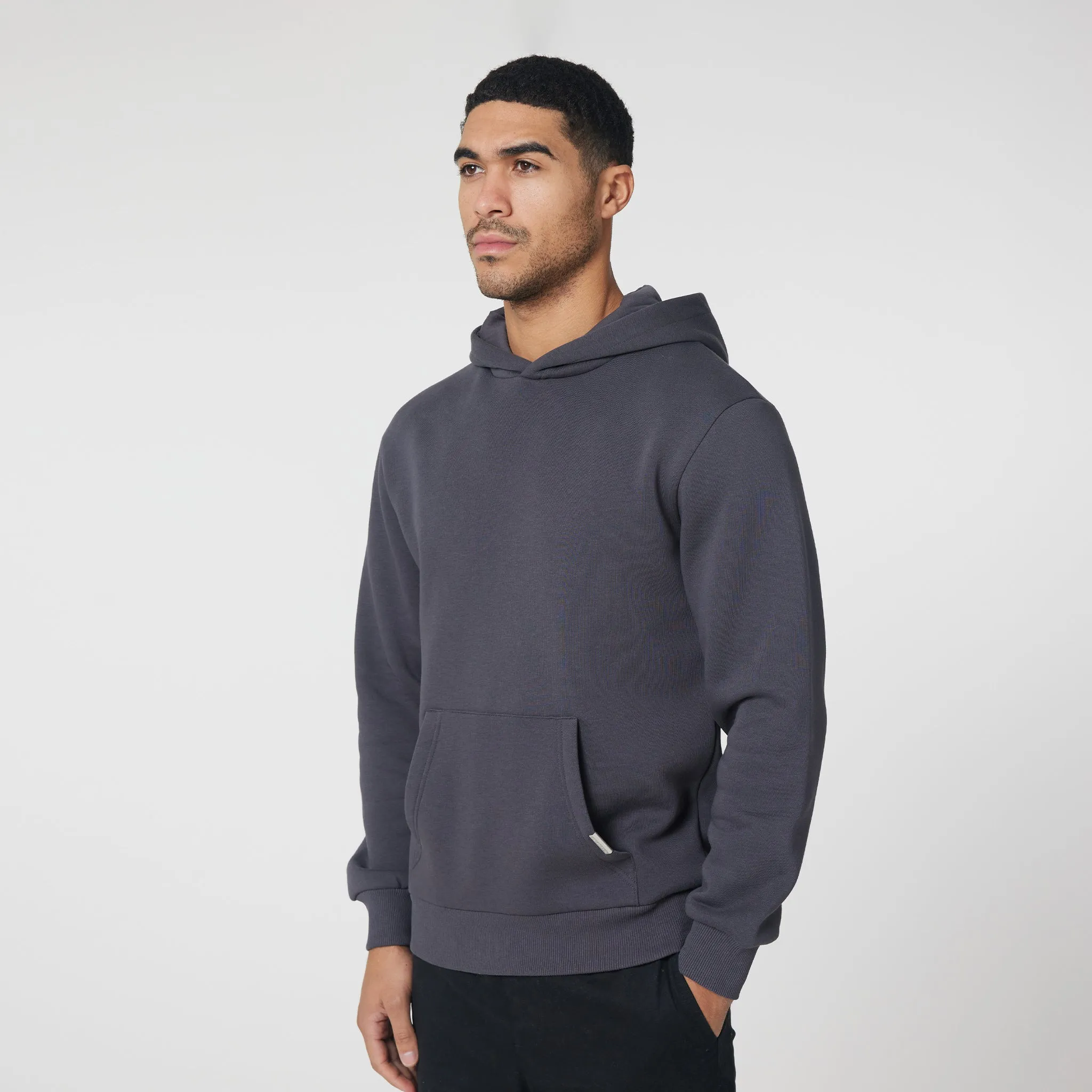 Relaxed Fit Hoodie | Dark Grey