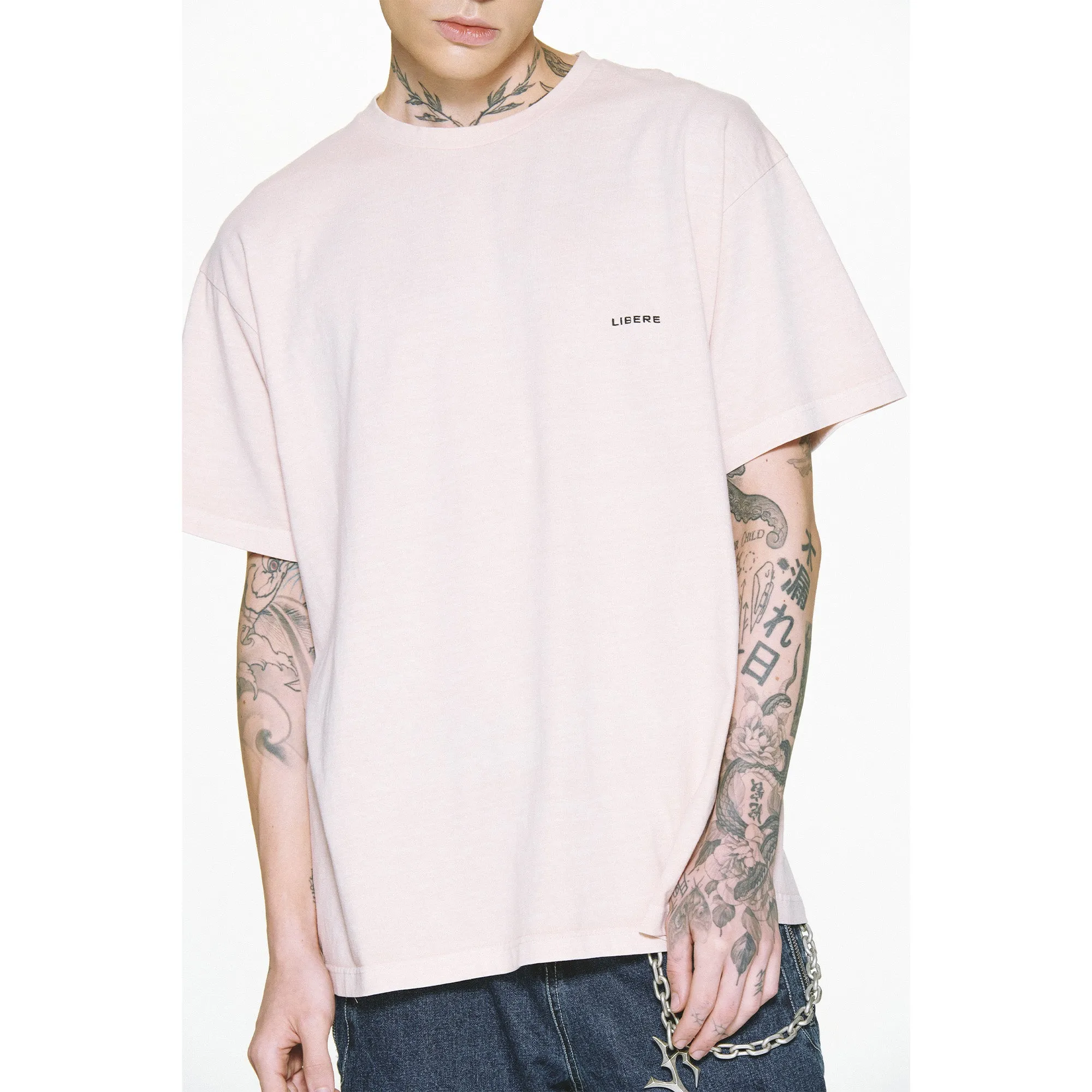 RELAXED SS T-SHIRT / BEIGE