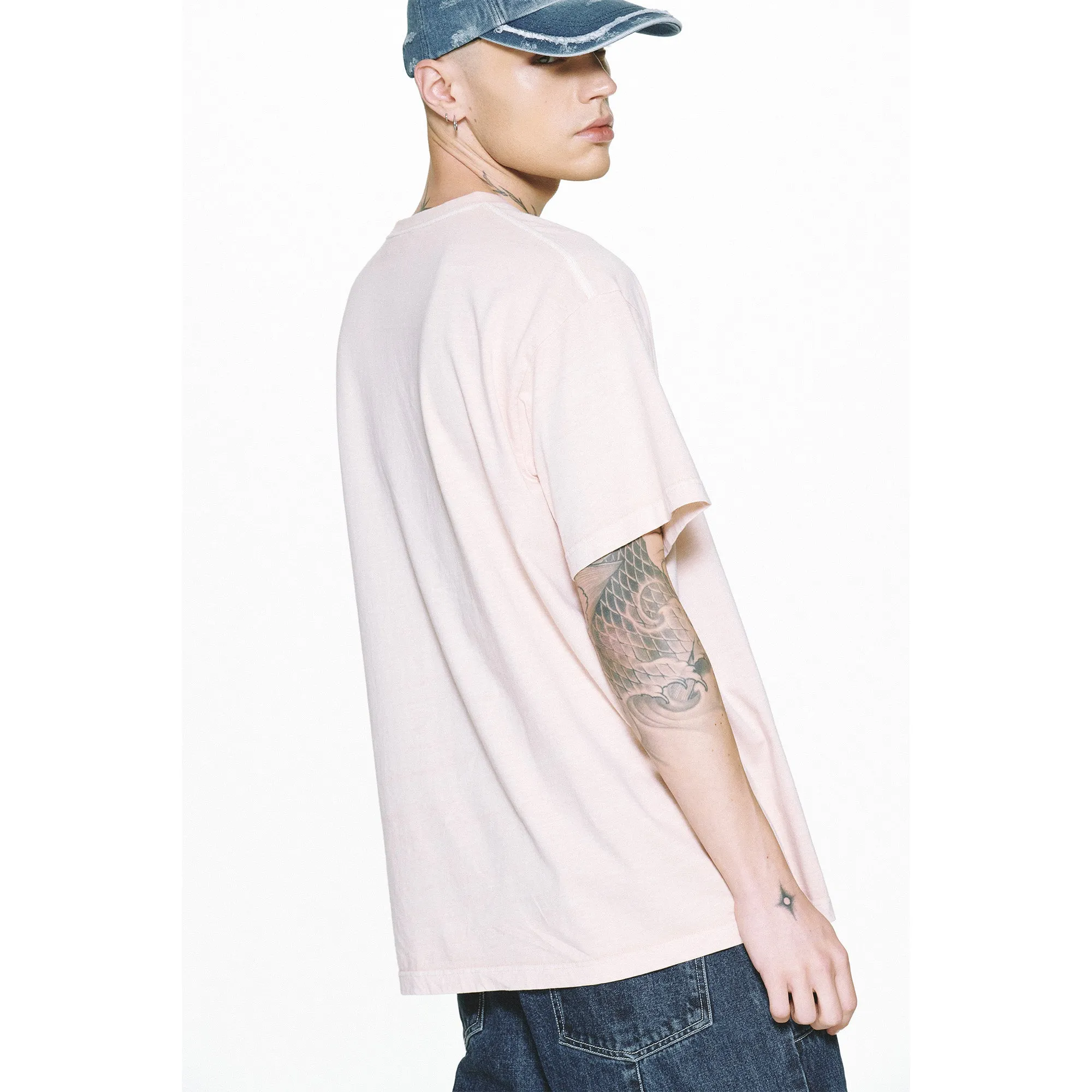 RELAXED SS T-SHIRT / BEIGE