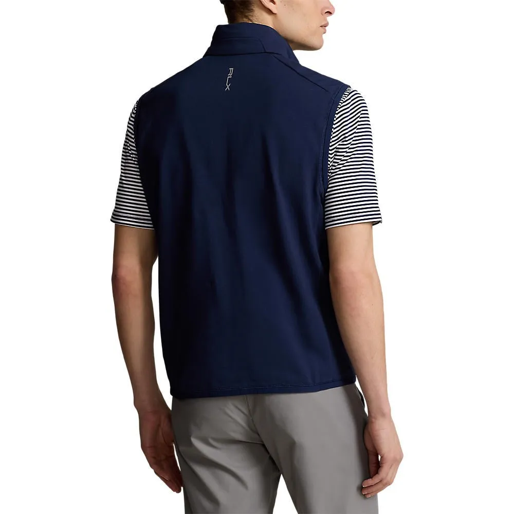 RLX Ralph Lauren Panelled Stretch Terry Golf Vest  - French Navy